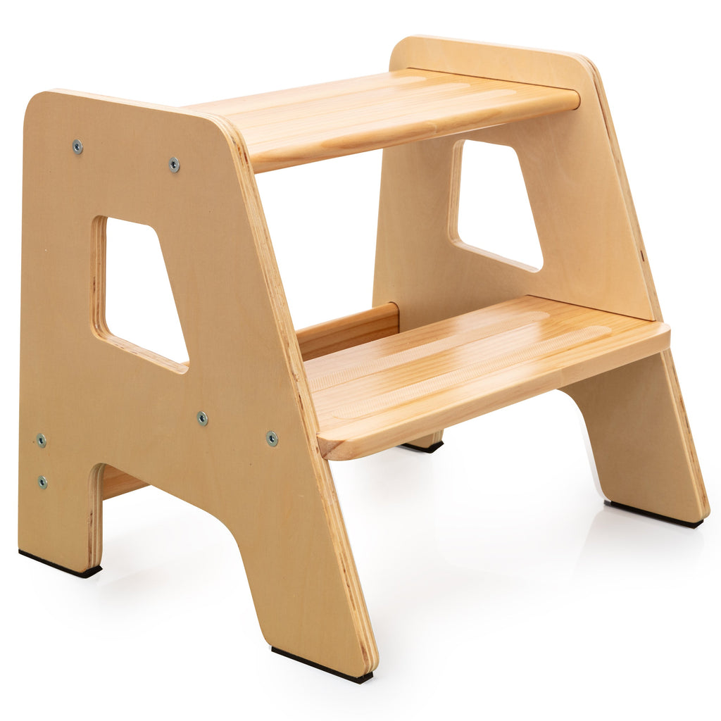 2-Step Wooden Stool for Kids